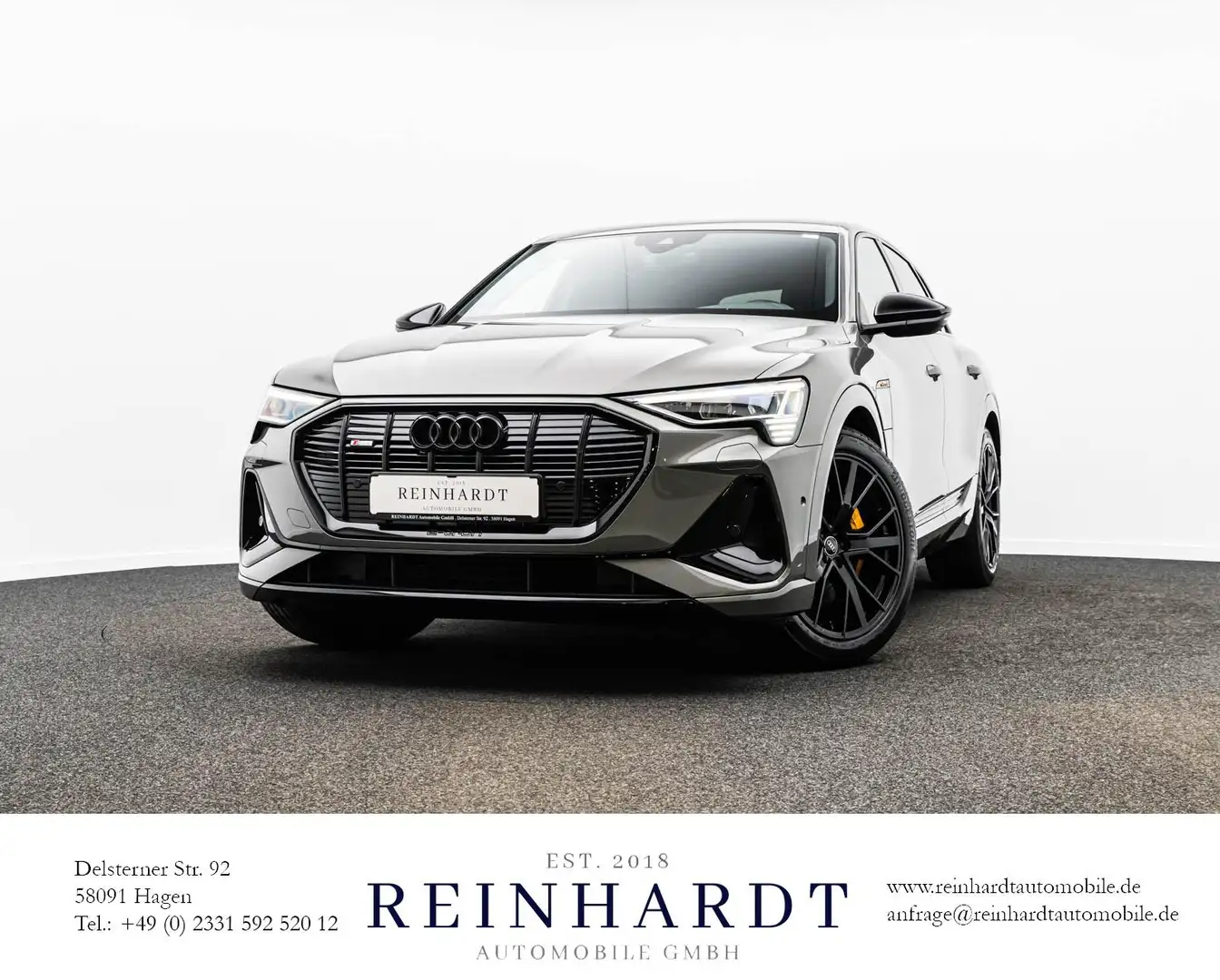Audi e-tron 55 2x S LINE BLACK EDITION PANO/MTRX/B&O Gris - 1