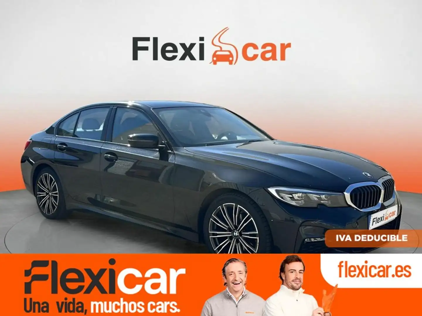 BMW 318 318d Auto. Negro - 1