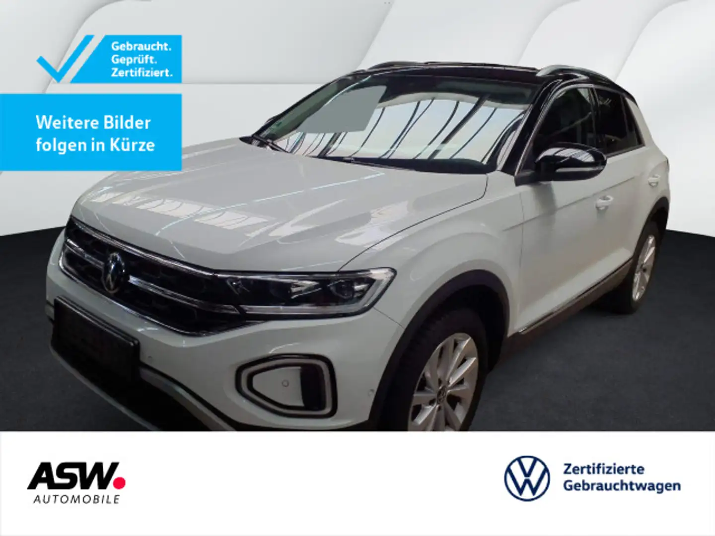 Volkswagen T-Roc T-ROC Style 1.5 TSI DSG LED NAVI AHK ACC PDC SHZ Blanc - 1