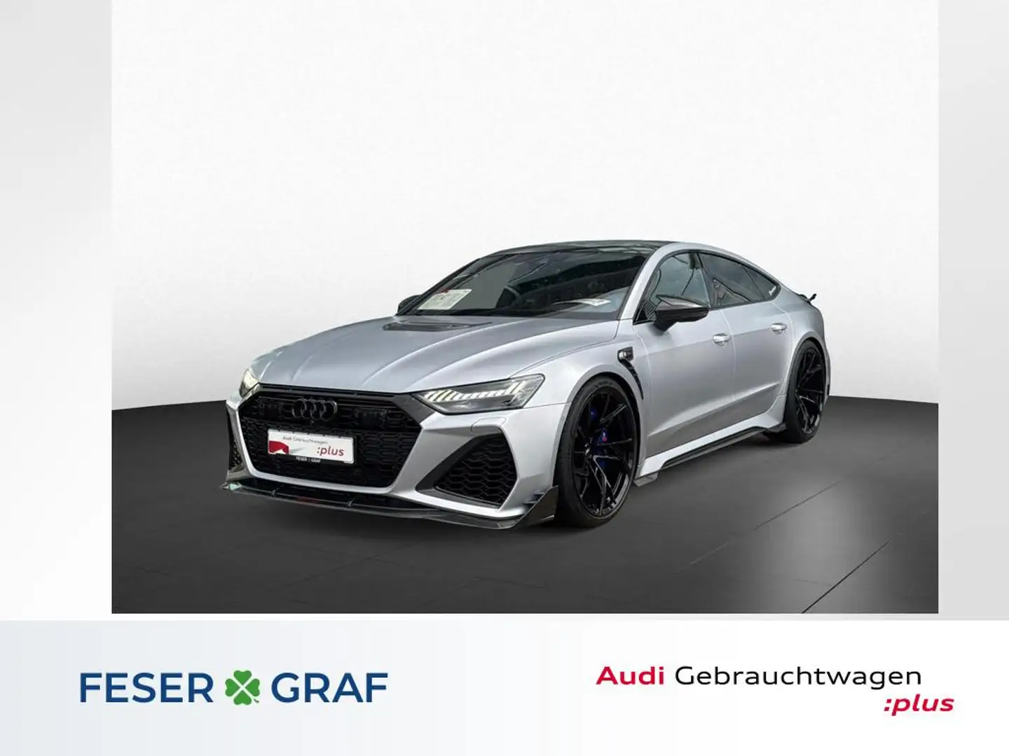 Audi RS7 Sportback 760 PS qu. Tip-tro. +ABT Legacy Edition+ Srebrny - 1