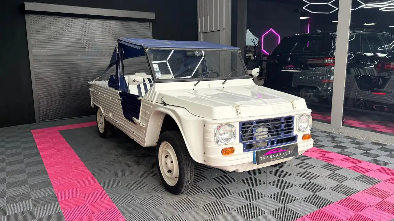 Citroen Méhari 4x2 0.6 L 29 cv Club Cassis Sellerie cuir Revision OK Roue de secours, foto 7