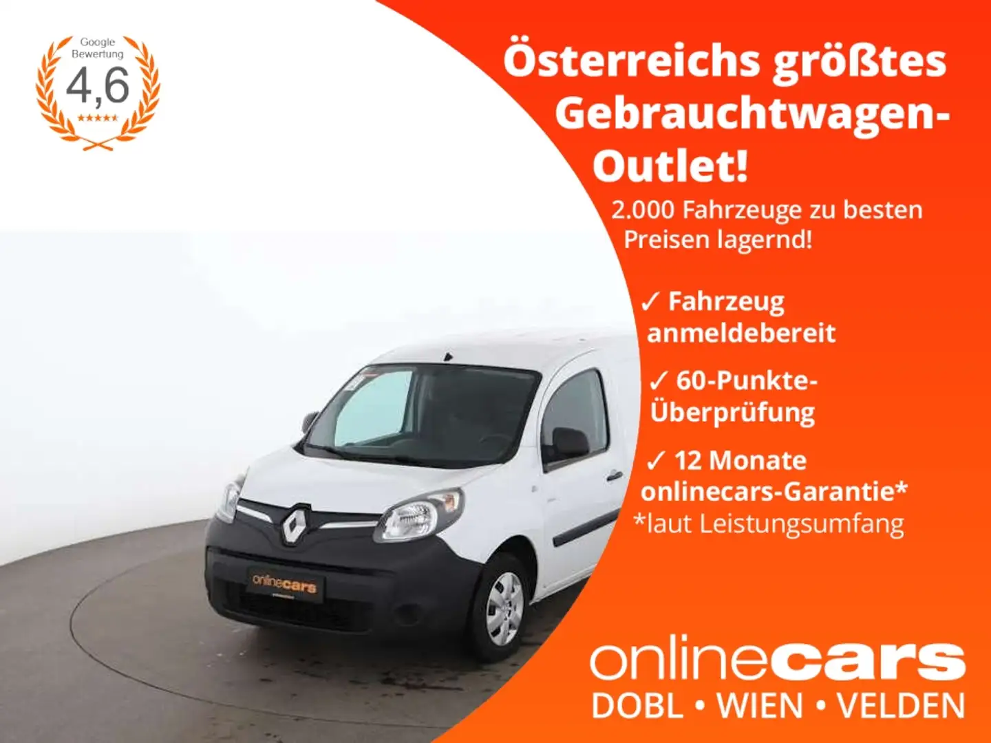 Renault Kangoo Z.E. 33kWh Miet-Batterie Aut KLIMA-ANLAGE Alb - 1