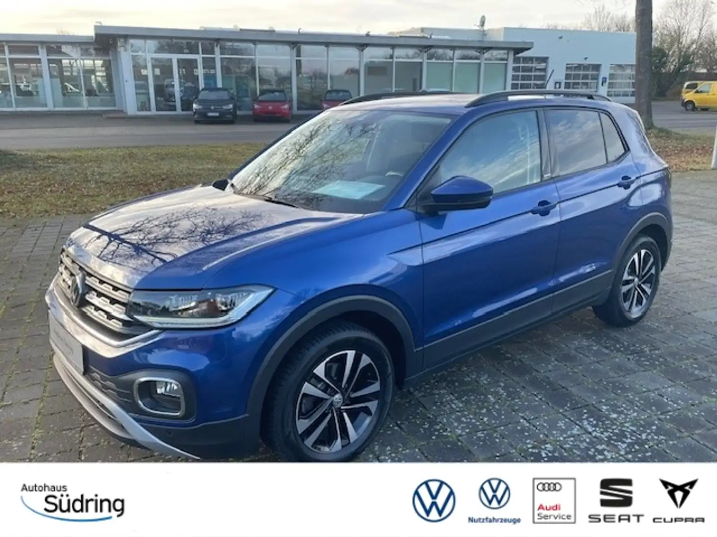 Volkswagen T-Cross United 1,0 TSI AHK Navi Rückfahrk. Blau - 1