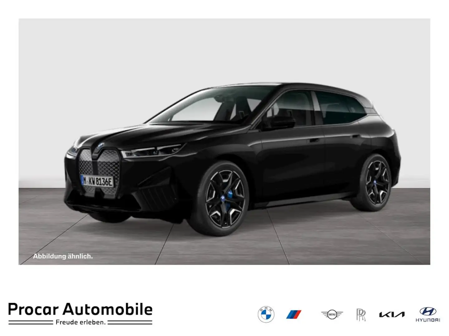 BMW iX xDrive40 M Sport HUD PANO ACC AHK RFK NAVI Schwarz - 1