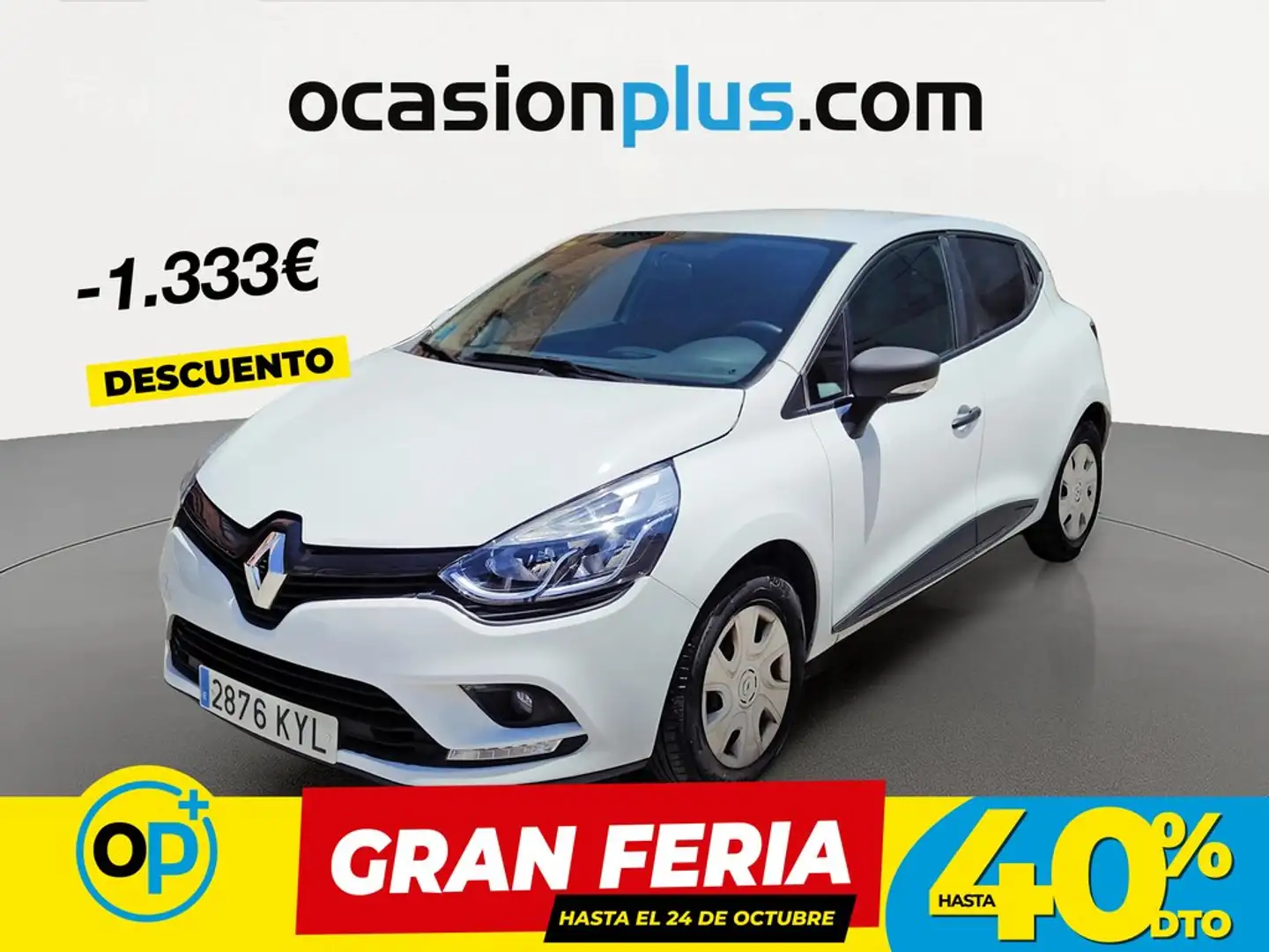 Renault Clio Societé 4 TCe Energy GLP Blanco - 1