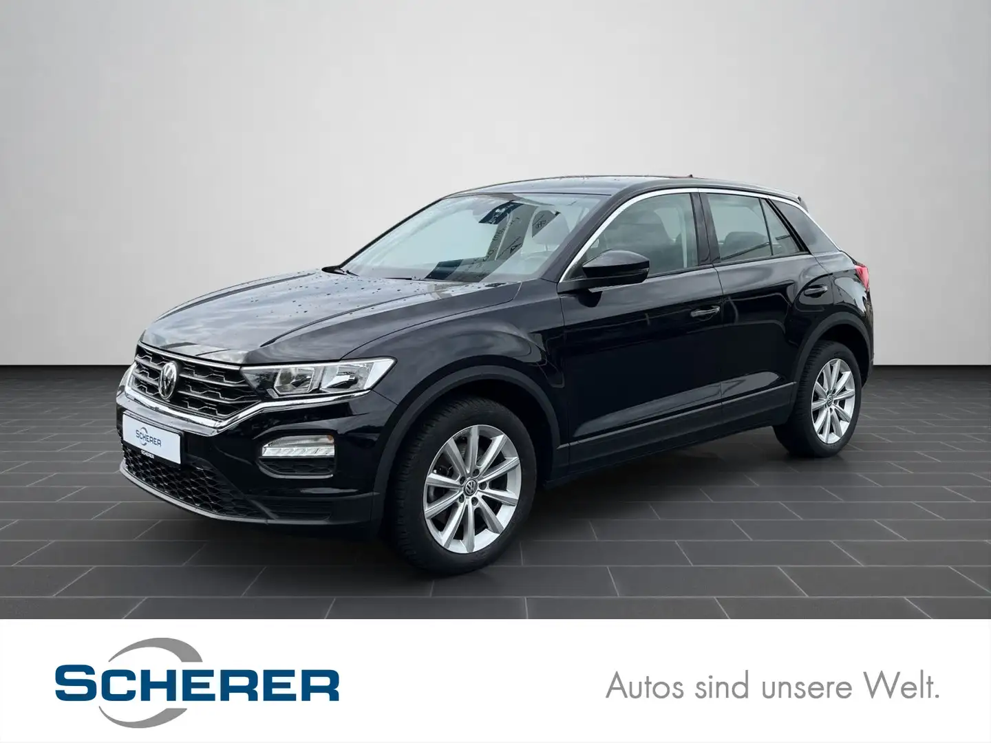 Volkswagen T-Roc 1.0 TSI  6-G SHZ PDC hi. Lane Assist Front Schwarz - 1