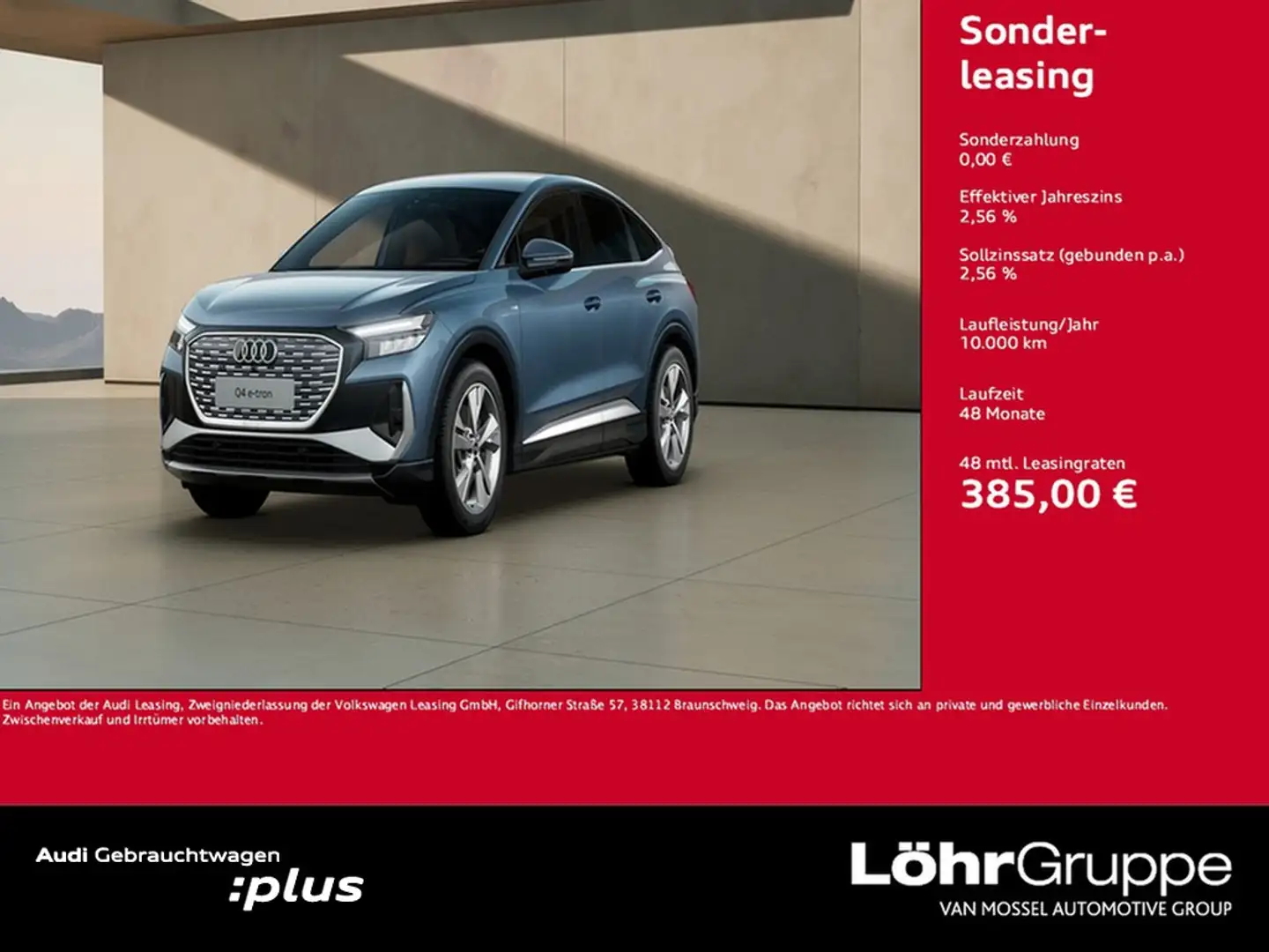 Audi Q4 e-tron 45 Sportback S line AHK Wärmepumpe GRA Blau - 1