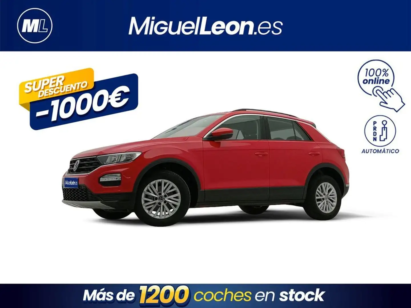 Volkswagen T-Roc 1.5 TSI Advance DSG7 Rojo - 1