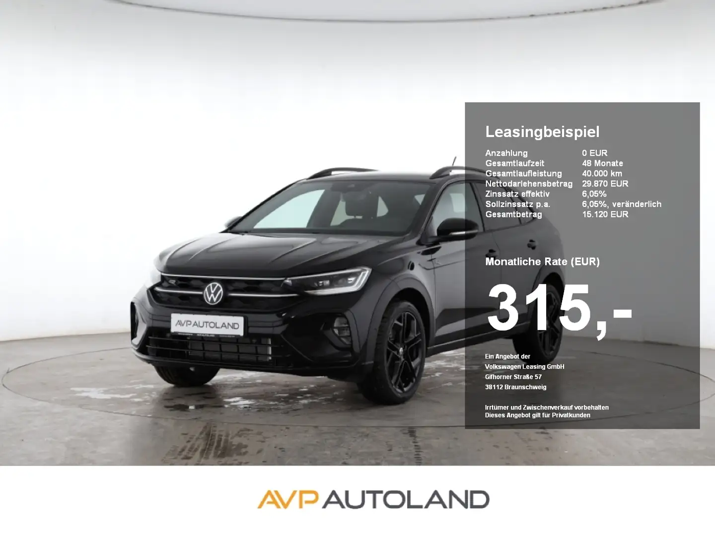 Volkswagen Taigo 1.0 TSI DSG R-Line BLACK STYLE | AHK | Zwart - 1