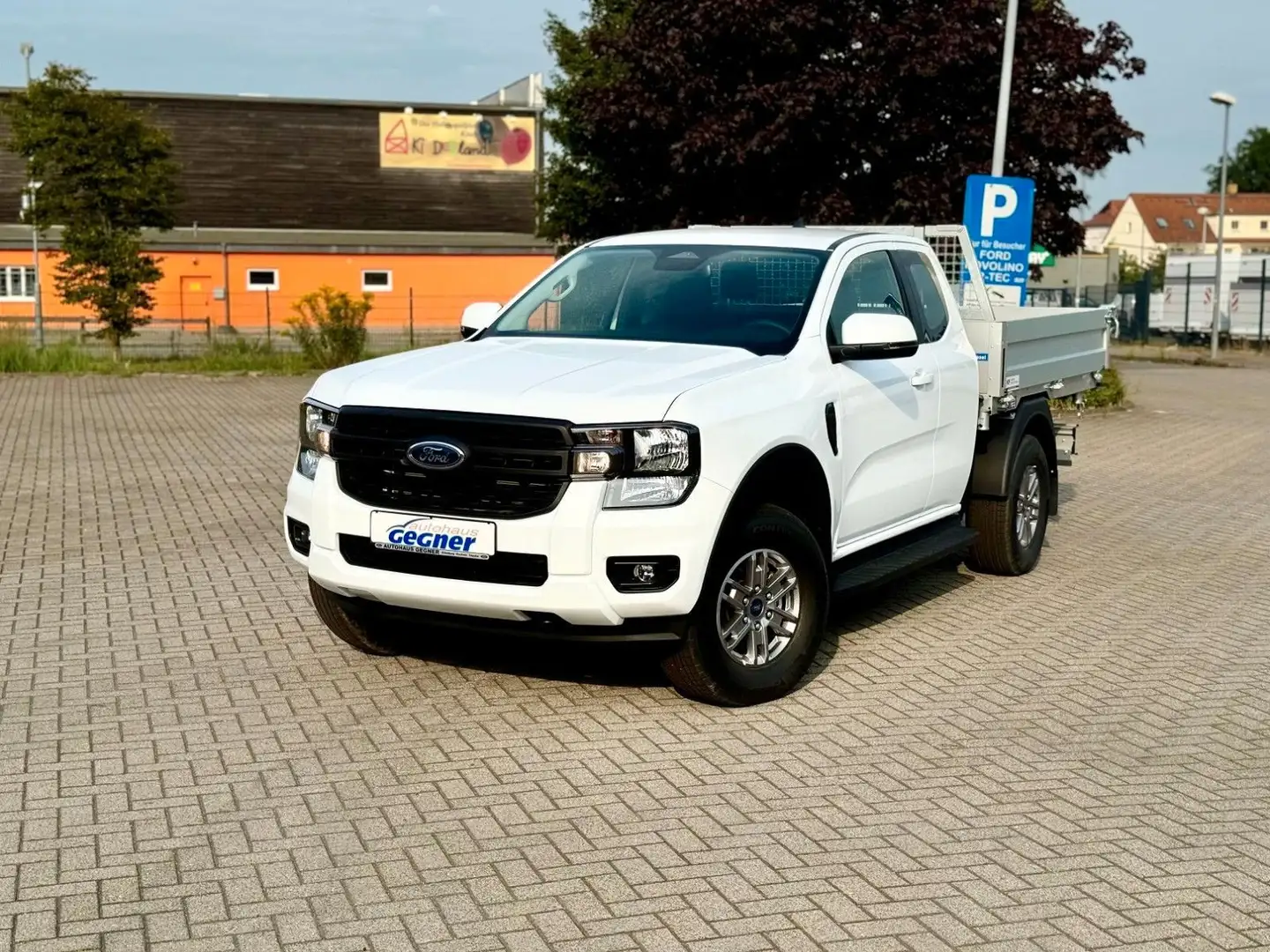 Ford Ranger 2.0L TDCi XLT ExtraKab Autom. 3-S.-Kipper White - 1