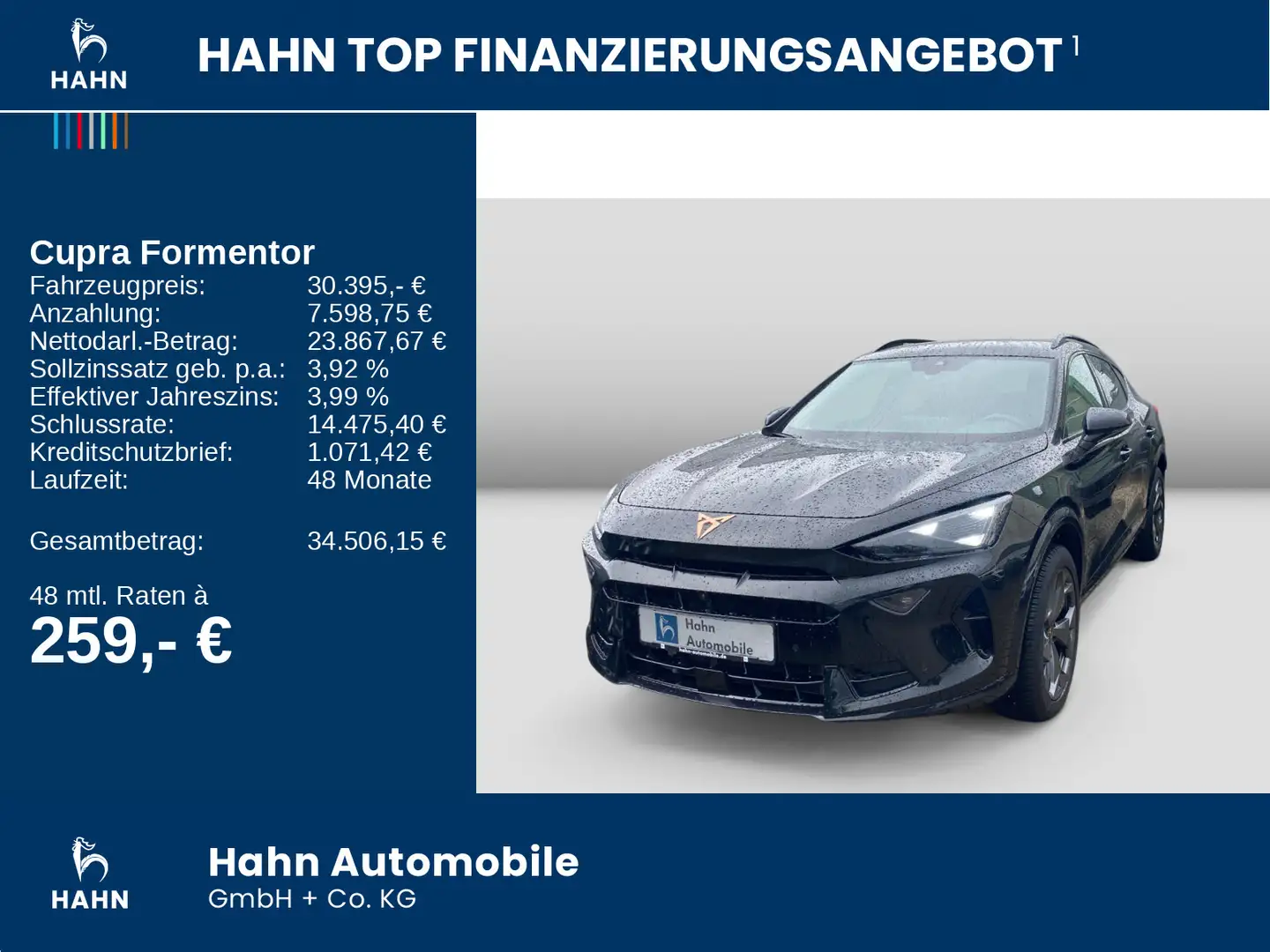 CUPRA Formentor 1.5TSI DSG ACC AHK-Vorb. AreaV LED Nav Zwart - 2