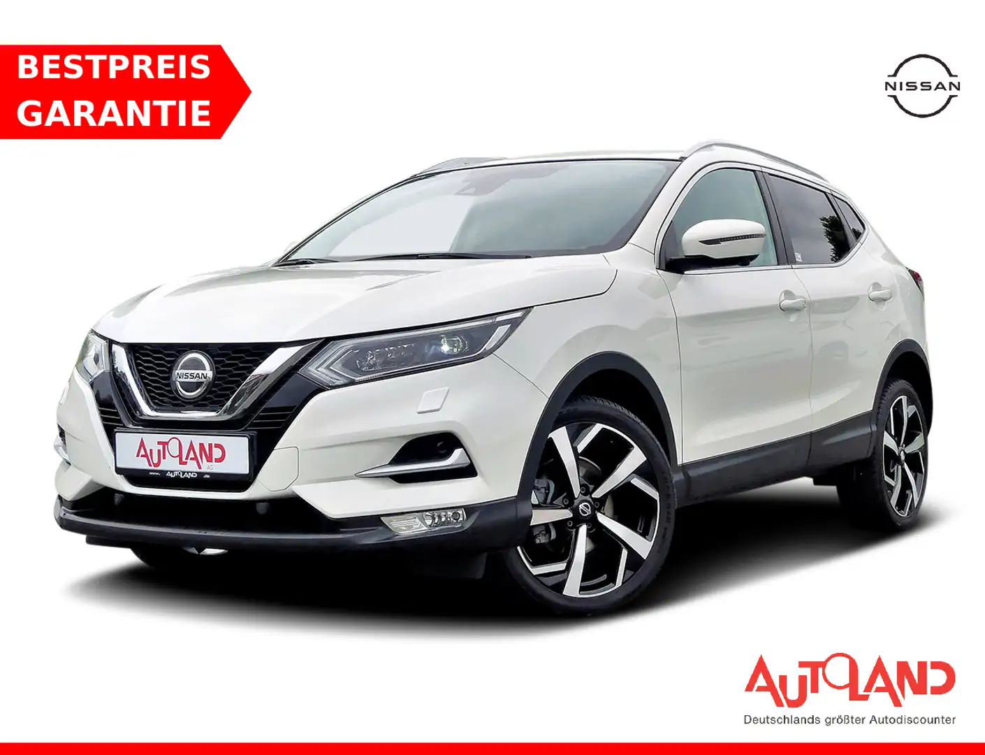 Nissan Qashqai 1.7 Tekna LED Navi Sitzheizung 360° PDC Blanc - 1