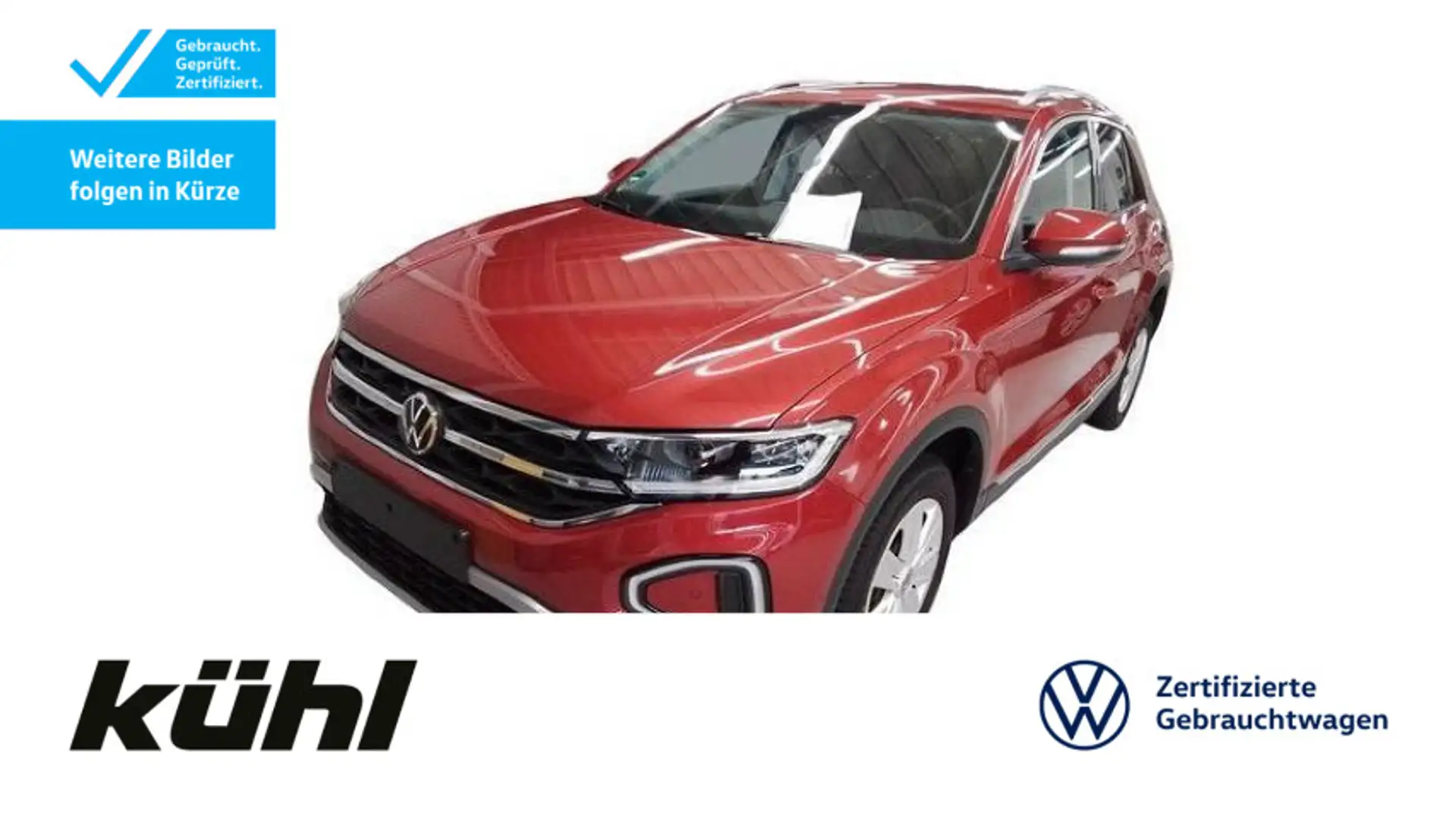 Volkswagen T-Roc 1.0 TSI Style LED+ ACC App Navi AHK Rot - 1