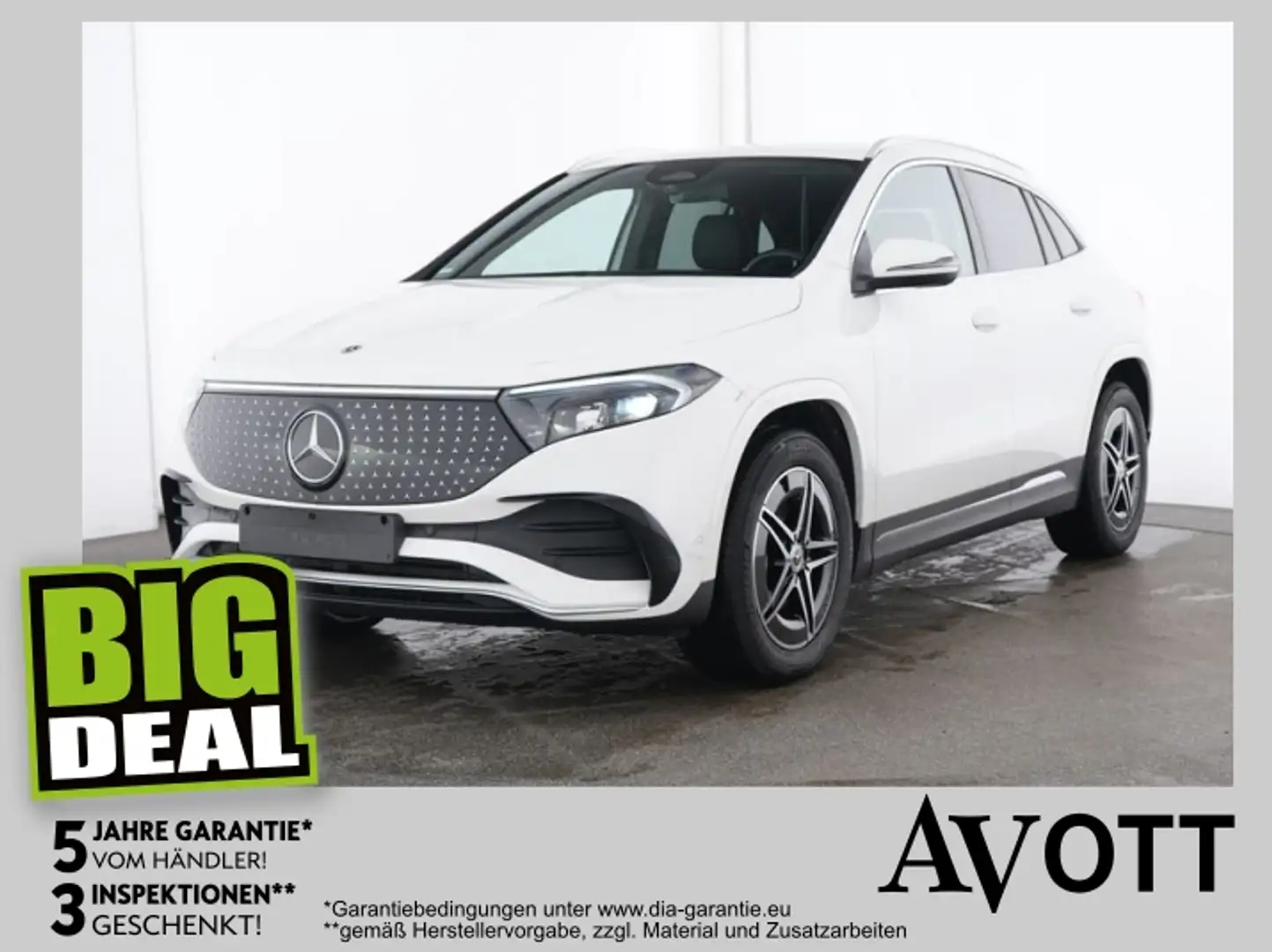 Mercedes-Benz EQA 300 4MATIC AMG-Line 2xKlima AUT Kam. KlimaA Weiß - 1