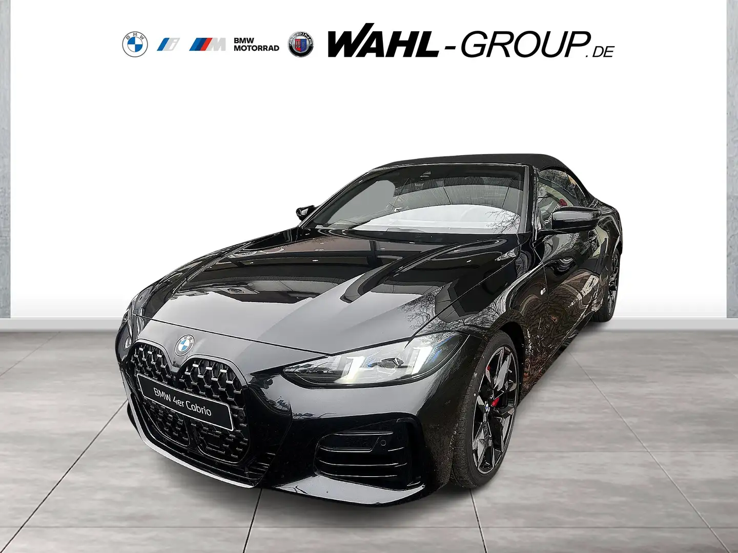 BMW 420 d Cabrio M Sport Pro ACC HeadUp Adapt LED Schwarz - 2