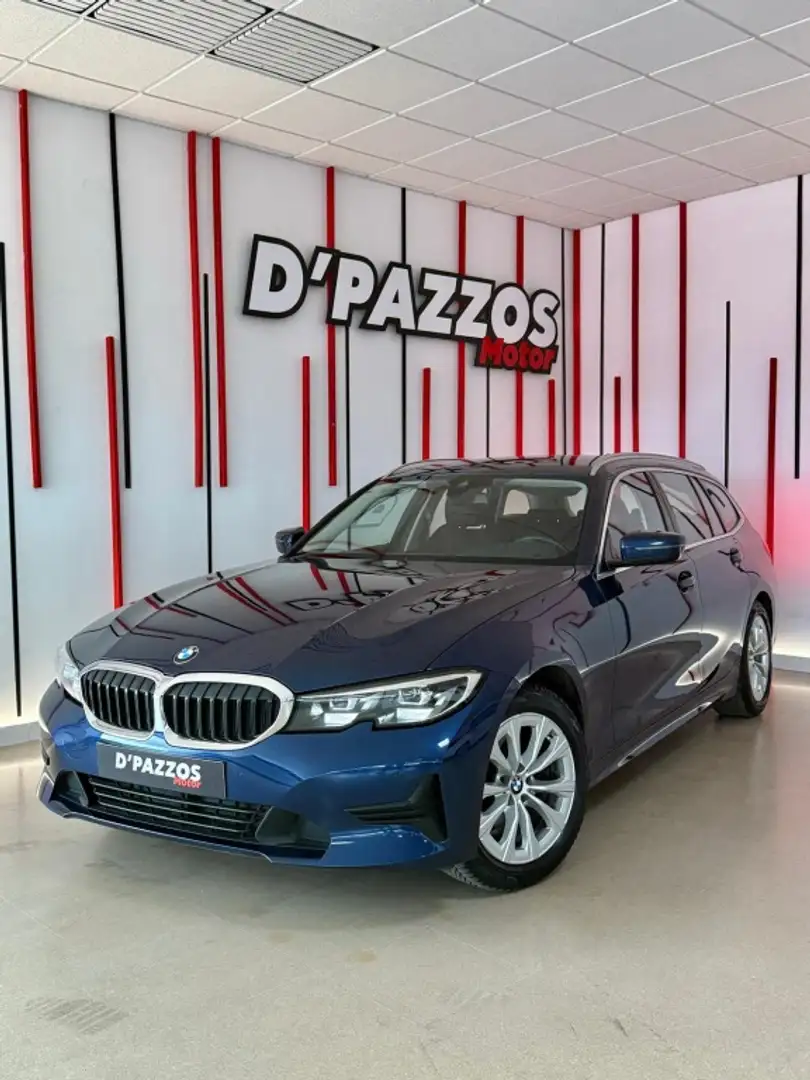 BMW 318 318d Touring Azul - 1