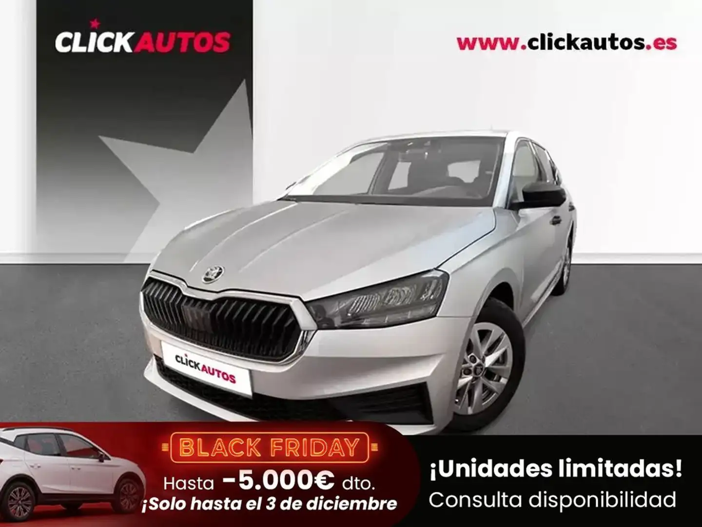 Skoda Fabia 1.0 MPI Essence 59kW Plateado - 1