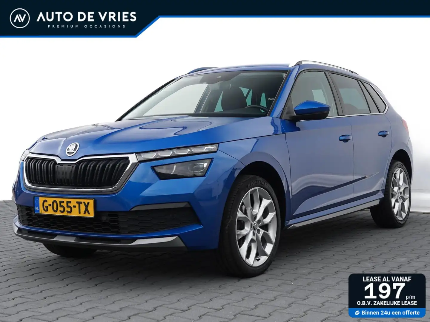 Skoda Kamiq 1.0 TSI 116pk DSG Business Edition | Full LED | Vi Blauw - 1