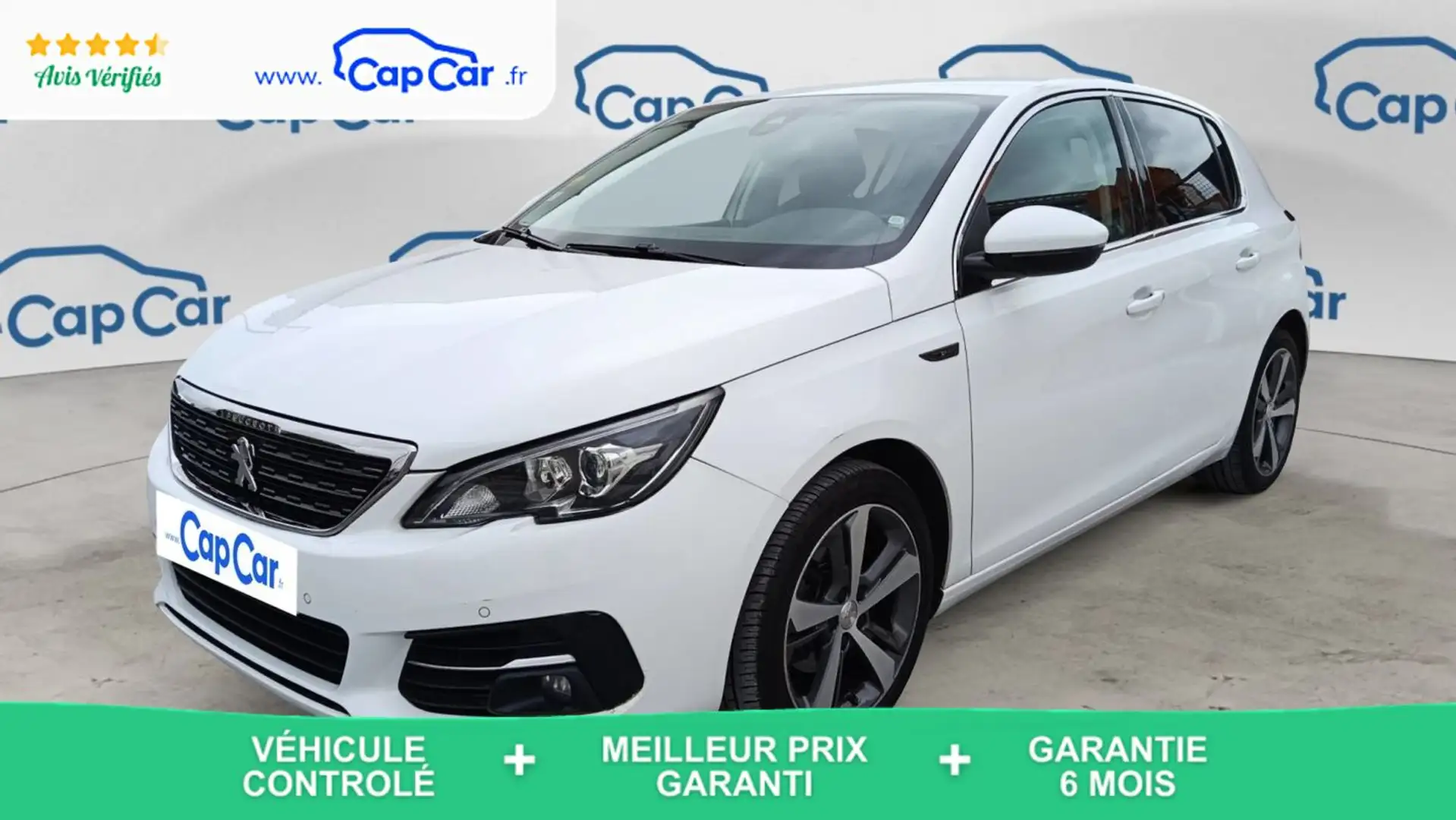Peugeot 308 II 1.5 BlueHDi 130 Allure Blanc - 1