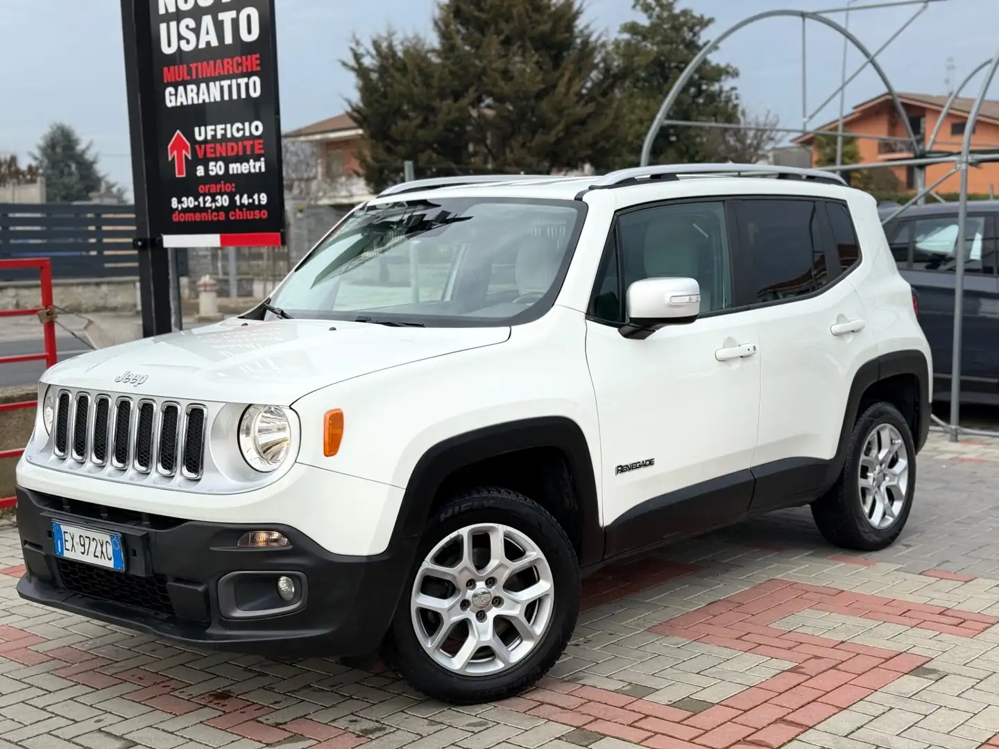 Jeep Renegade Renegade 2.0 Mjt 140CV 4WD Active Drive Limited Bianco - 2