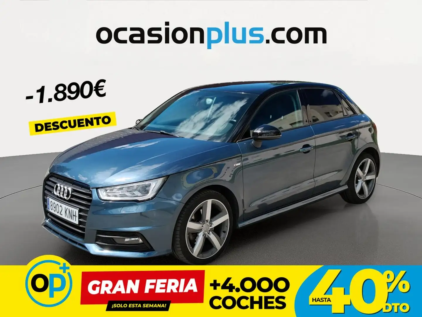 Audi A1 Sportback 1.6TDI Adrenalin Azul - 1