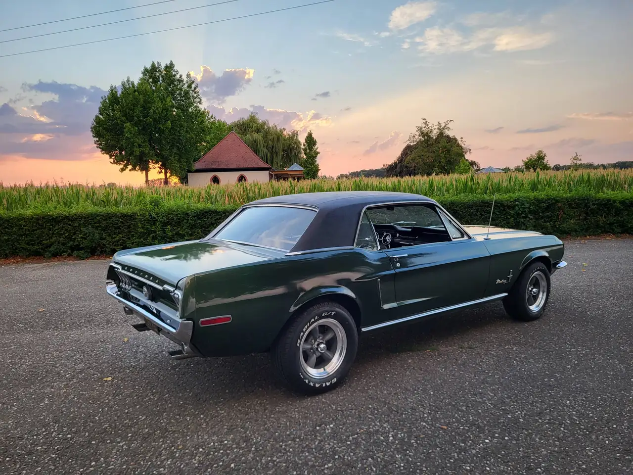 Ford Mustang Hardtop, 289ci V8, Original "Bullitt" Highland Green, California-car, foto 10