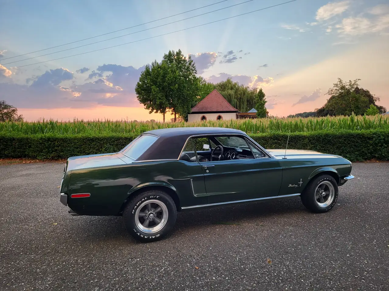 Ford Mustang Hardtop, 289ci V8, Original "Bullitt" Highland Green, California-car, foto 2