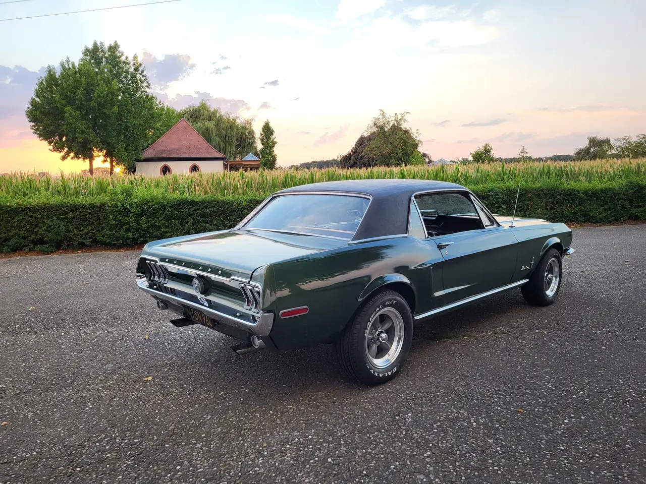 Ford Mustang Hardtop, 289ci V8, Original "Bullitt" Highland Green, California-car, foto 9