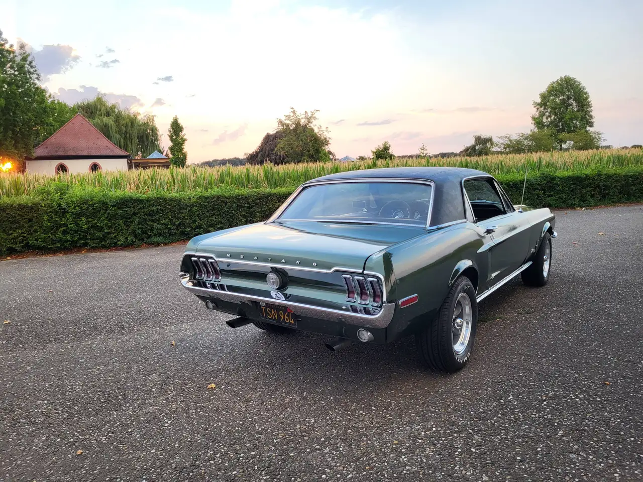 Ford Mustang Hardtop, 289ci V8, Original "Bullitt" Highland Green, California-car, foto 8