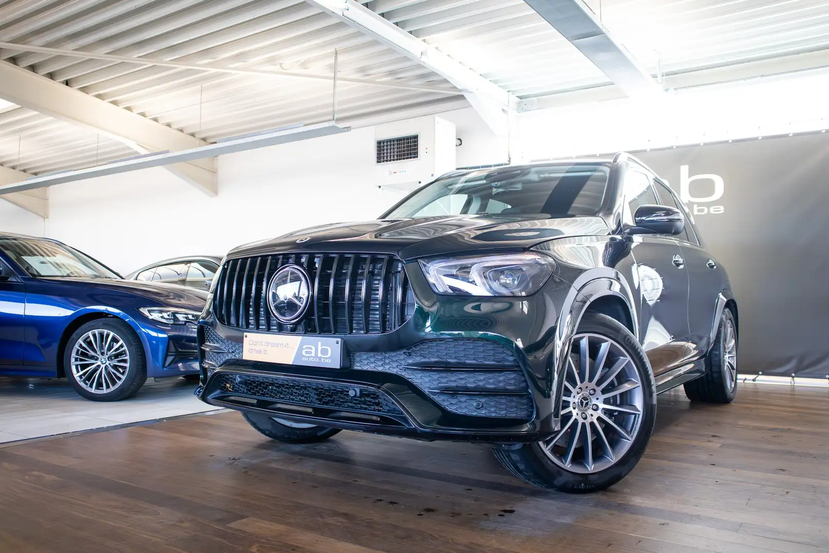 Mercedes-Benz GLE 350 E 4M, AMG-LINE, BURMESTER, ACC, 360°, MEMORY S. Groen - 1
