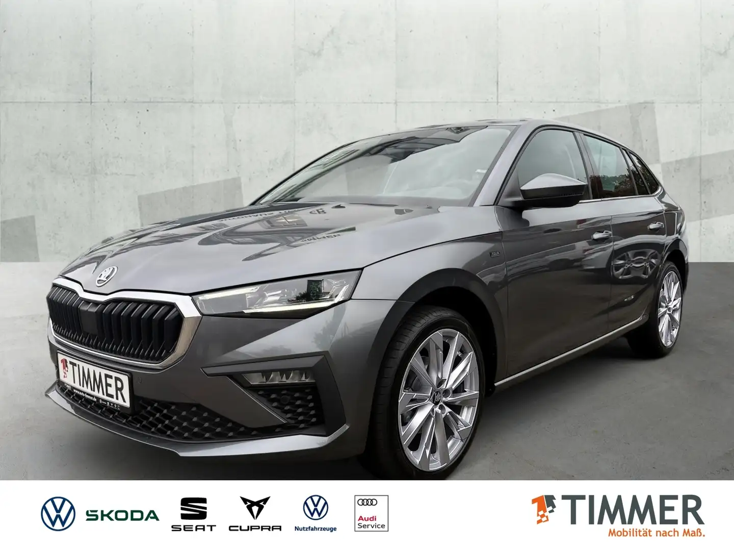 Skoda Scala Tour 1,0 TSI *LODGE*AHK*18 ZOLL*FAHRASSISTENZ* Gris - 1