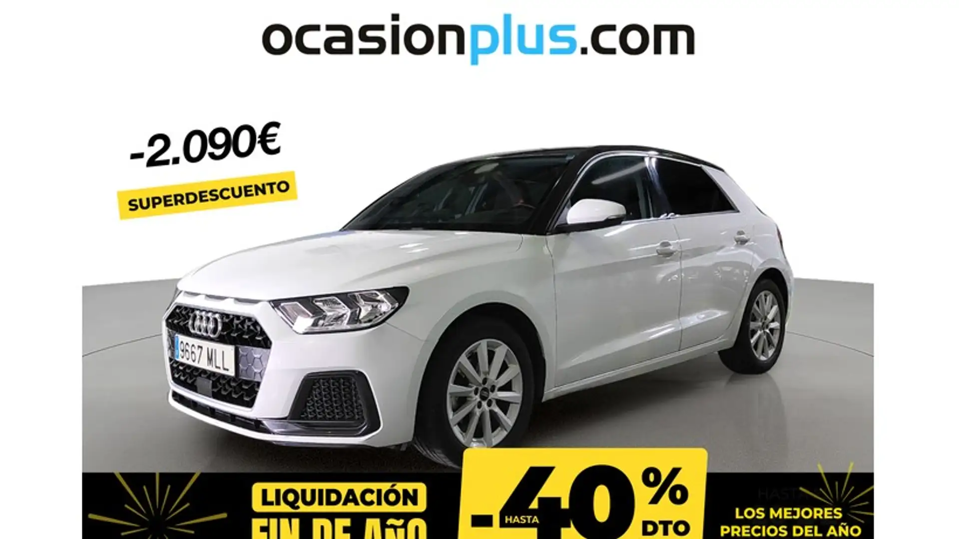 Audi A1 Sportback 30 TFSI Advanced Blanc - 1