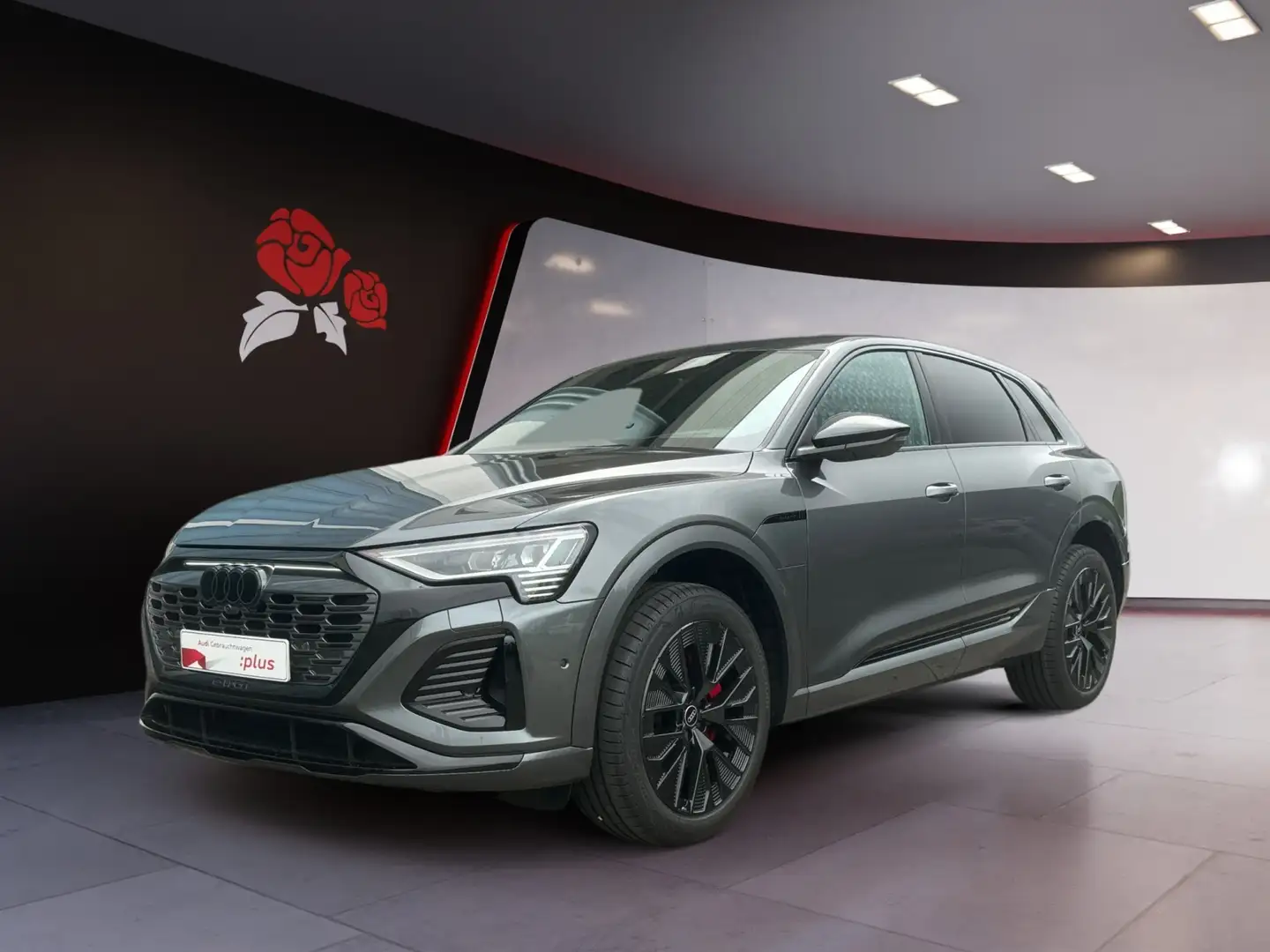 Audi Q8 e-tron 55 SUV quattro S-line AHK HUD Matrix-LED Navi S l Grau - 2