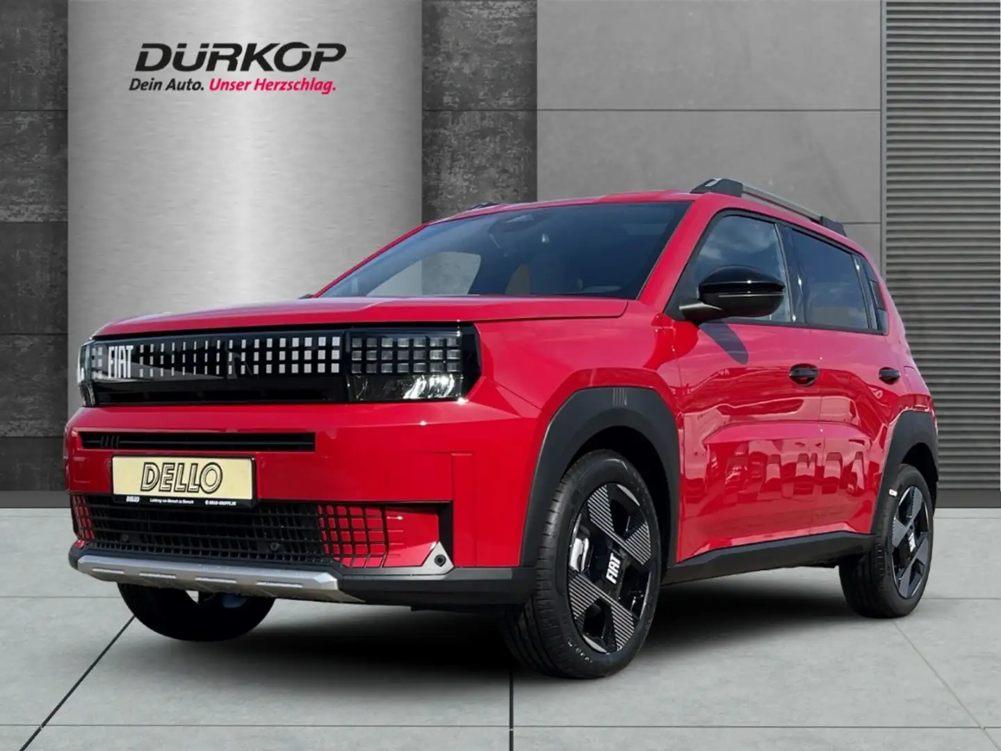 Fiat Grande Panda Hybrid La Prima Rückfahrkamera Navigationssystem K Rot - 1