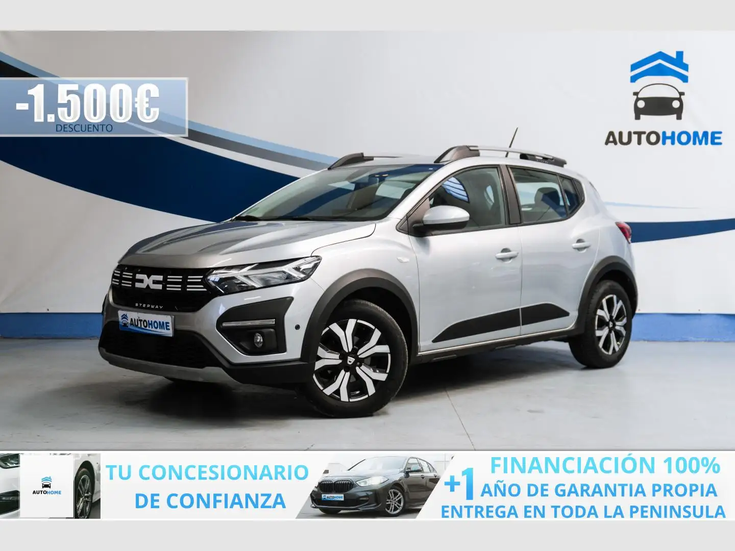 Dacia Sandero Stepway TCe Essential 67kW Gris - 1