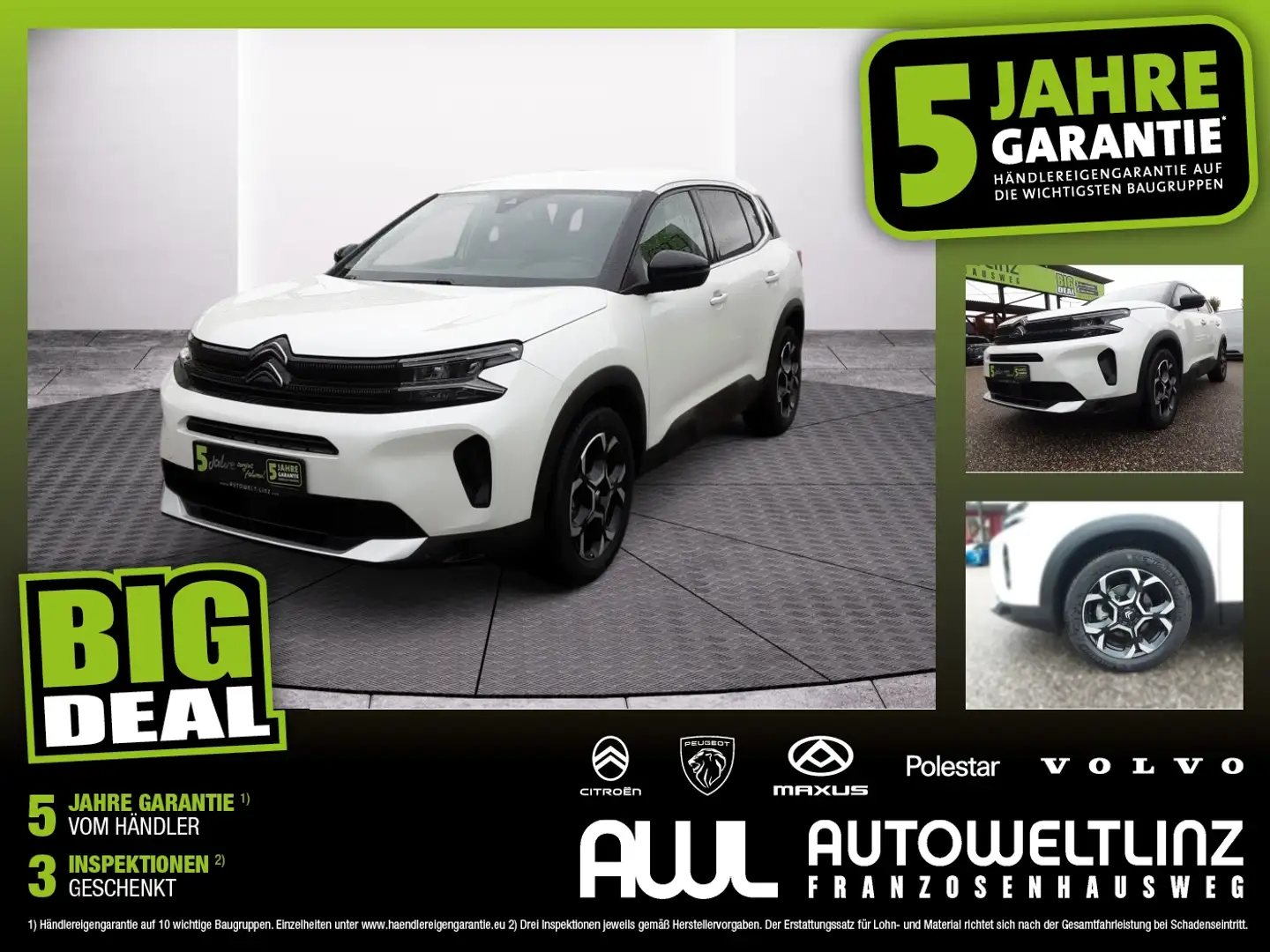 Citroen C5 Aircross PT 130 PLUS Urban Weiß - 1