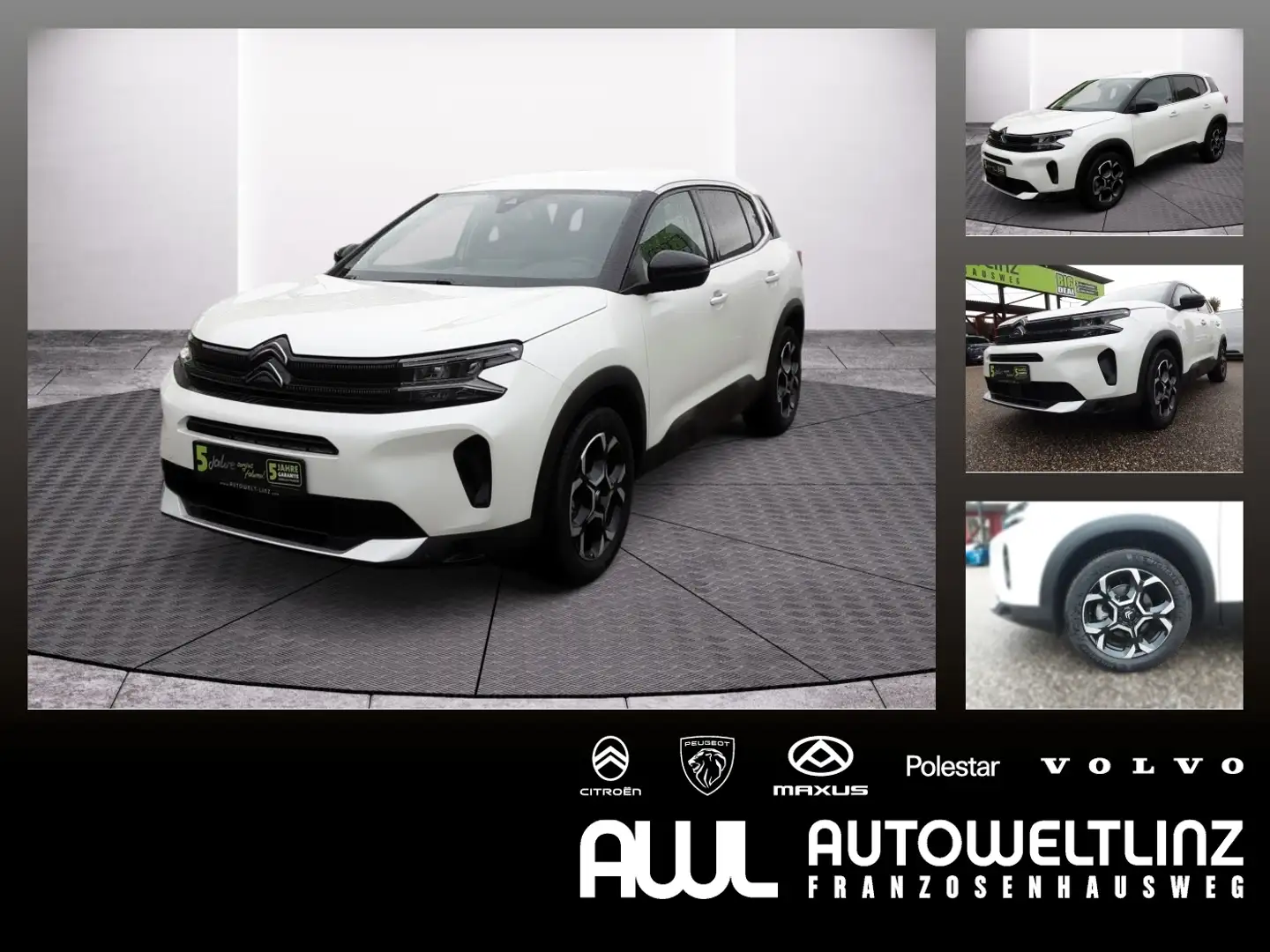 Citroen C5 Aircross PT 130 PLUS Urban Weiß - 1
