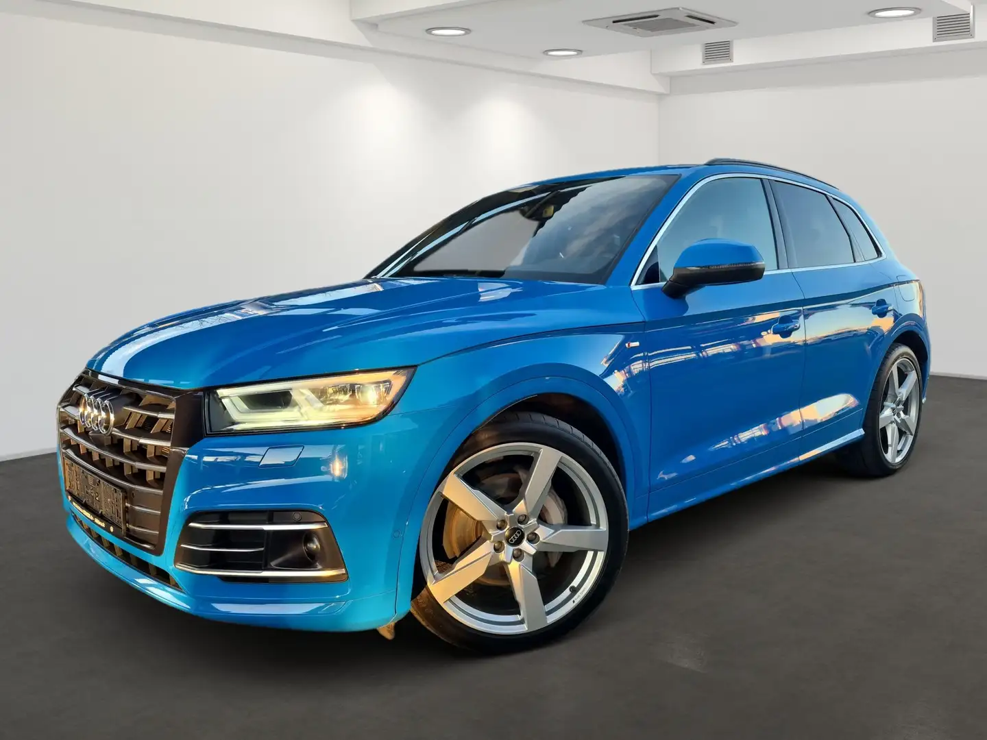 Audi Q5 S-LINE 55TFSIe QUATTRO NP:87tEUR! LUFT+PANO+ACC+MA Blau - 2