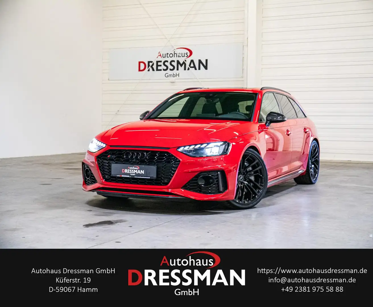 Audi RS4 Avant MATRIX PANO B&O ACC KERAMIK RS-AGA HUD Rot - 1