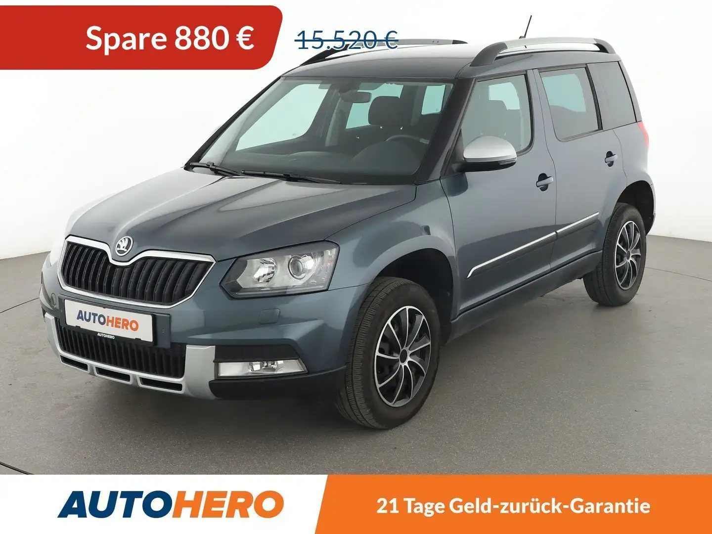 Skoda Yeti 2.0 TDI Ambition Outdoor 4x4*NAVI*PDC* Сірий - 1
