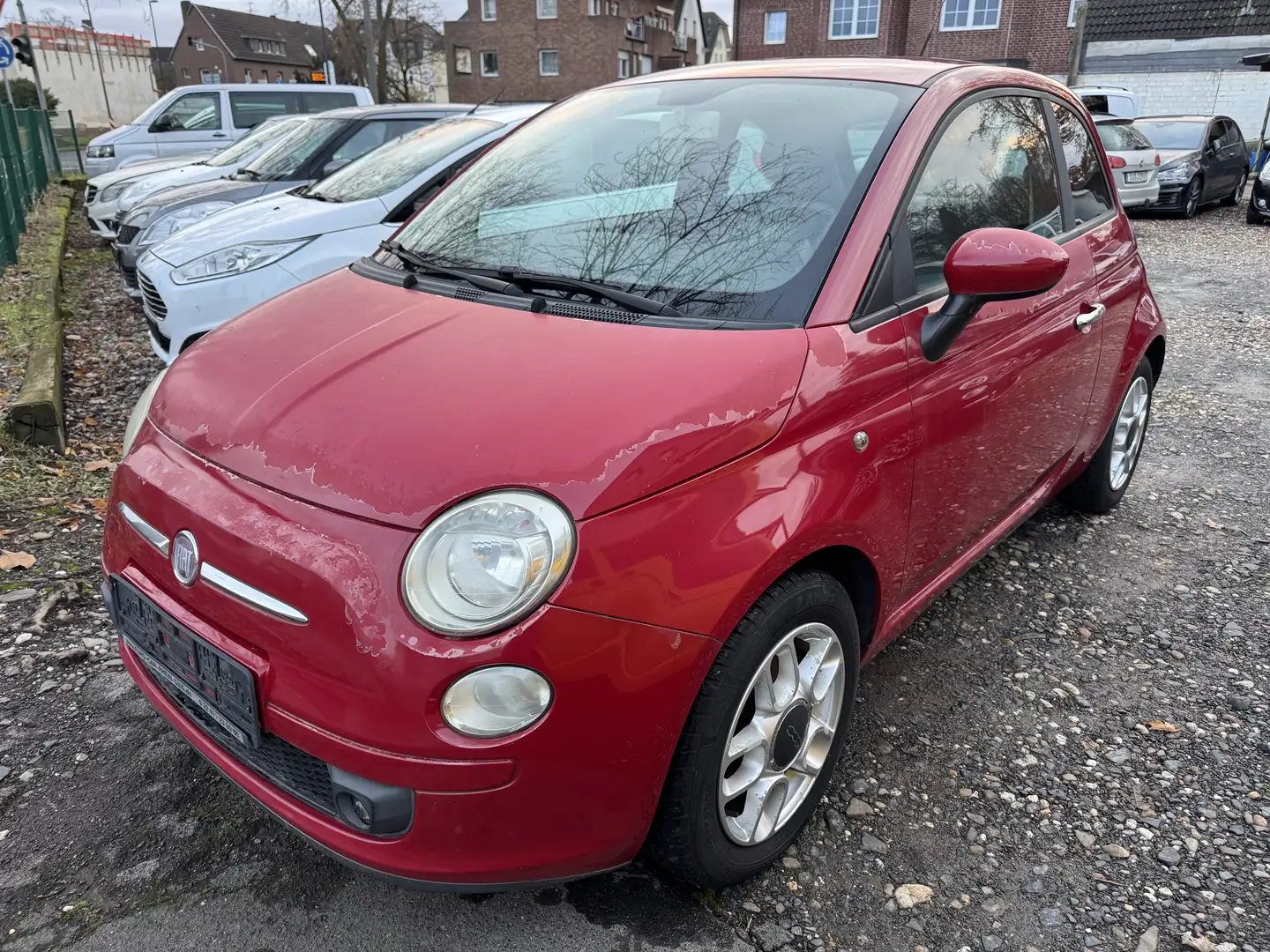 Fiat 500 1,4 Sport Klima Radio 8 Fachbereift Tüv 10.26 Rouge - 1