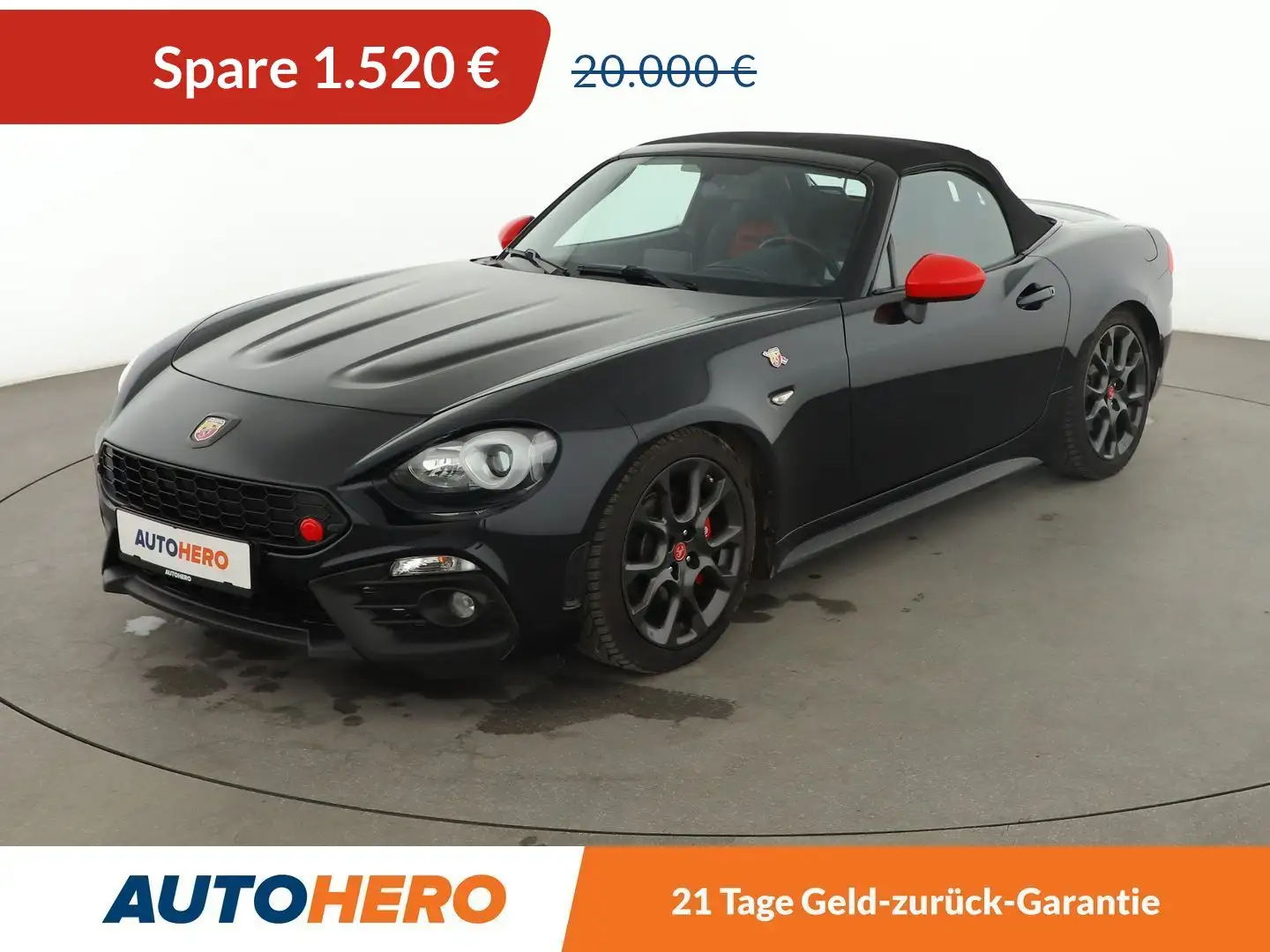 Abarth 124 Spider 1.4 Turbo *NAVI*CAM*ALU*KLIMA* Negro - 1