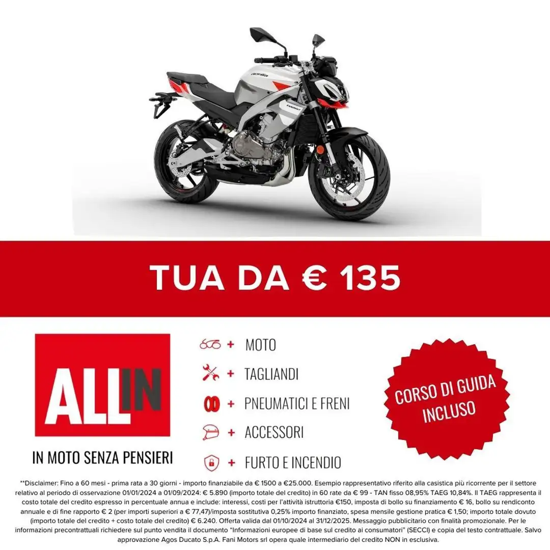 Aprilia Tuono 457 Alb - 2