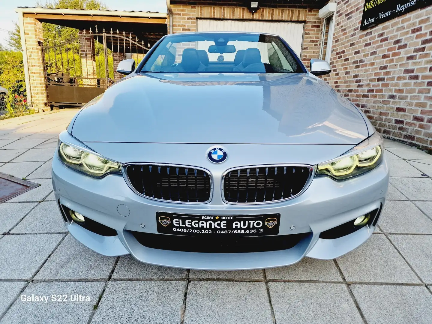 BMW 420 dAS Cabriolet-Pack M-Full Opt-Garantie Grey - 2