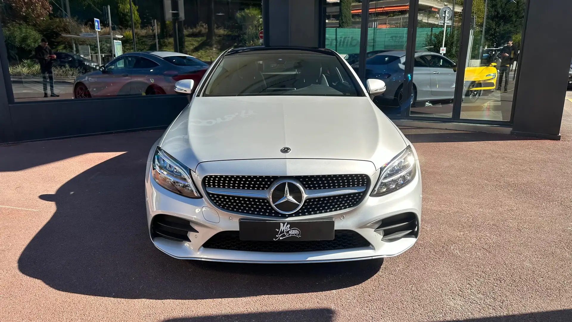 Mercedes-Benz C 200 Classe C Coupé 200 9G-Tronic AMG Line Gris - 2