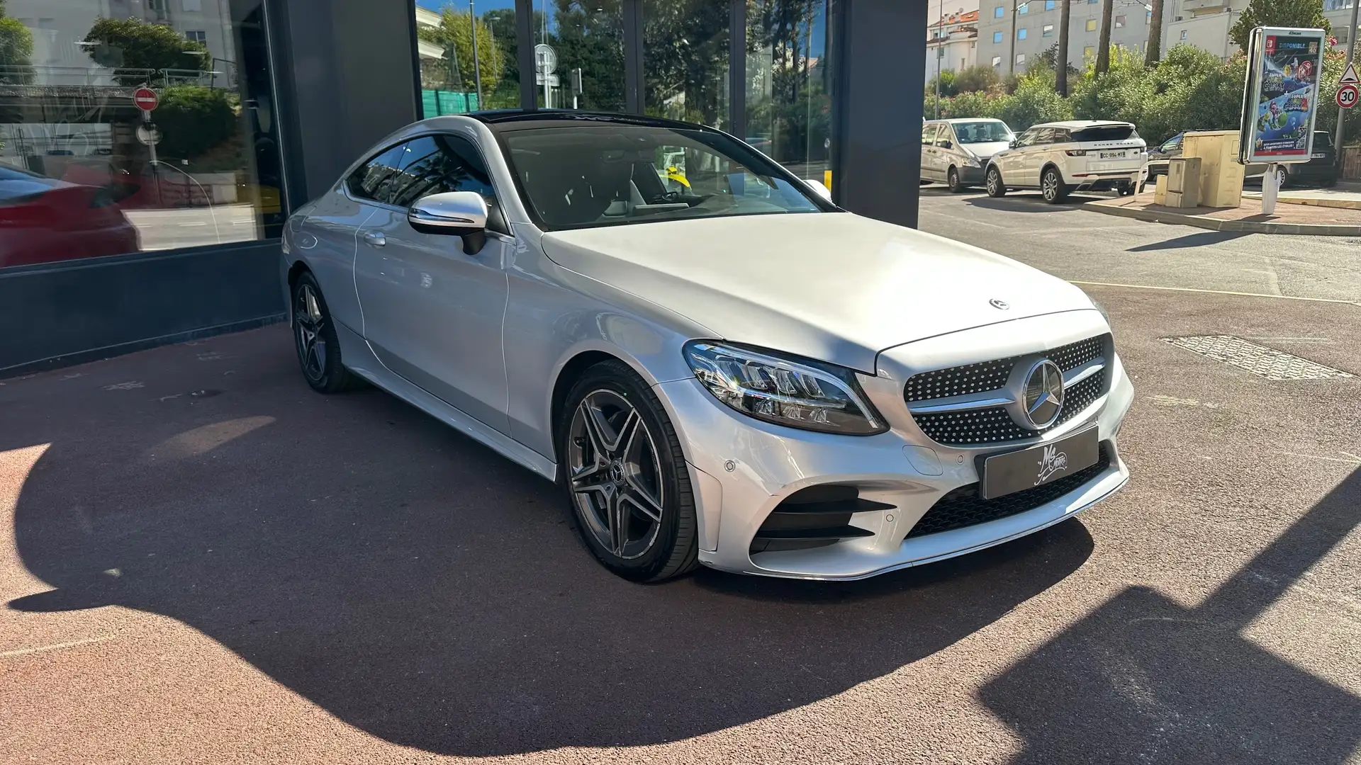 Mercedes-Benz C 200 Classe C Coupé 200 9G-Tronic AMG Line Gris - 1