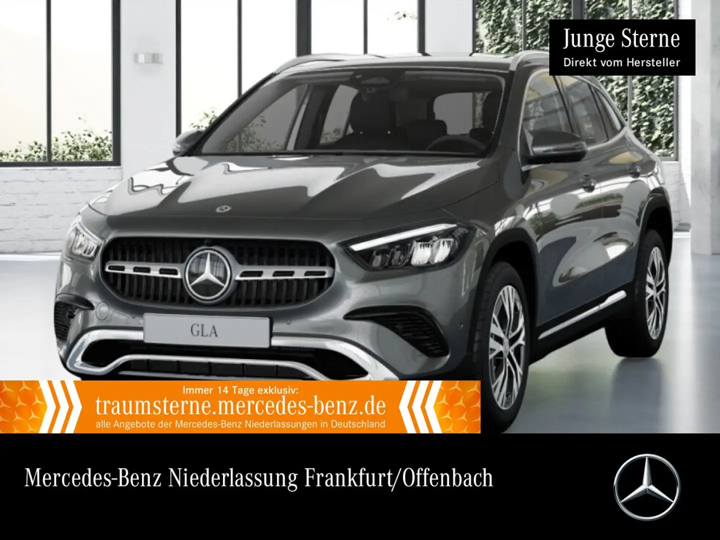 Mercedes-Benz GLA 250 e PROGRESSIVE+360°+AHK+LED+TOTW+8G Grau - 1