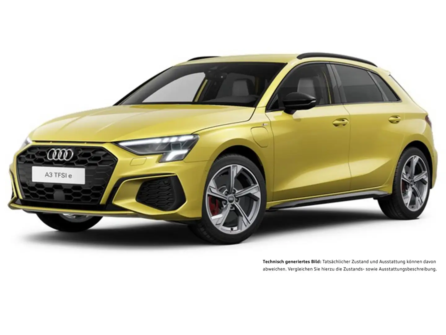 Audi A3 Sportback 45 HYBRID S LINE BLACKPAK AHK LM18 Gelb - 2
