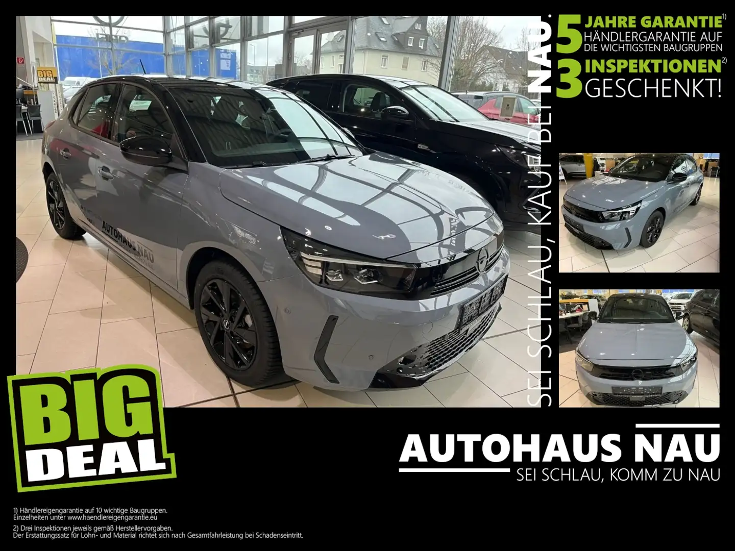 Opel Corsa 1.2 Turbo GS mit Kamera PDC Voll-LED (IntelliLux) Grau - 1