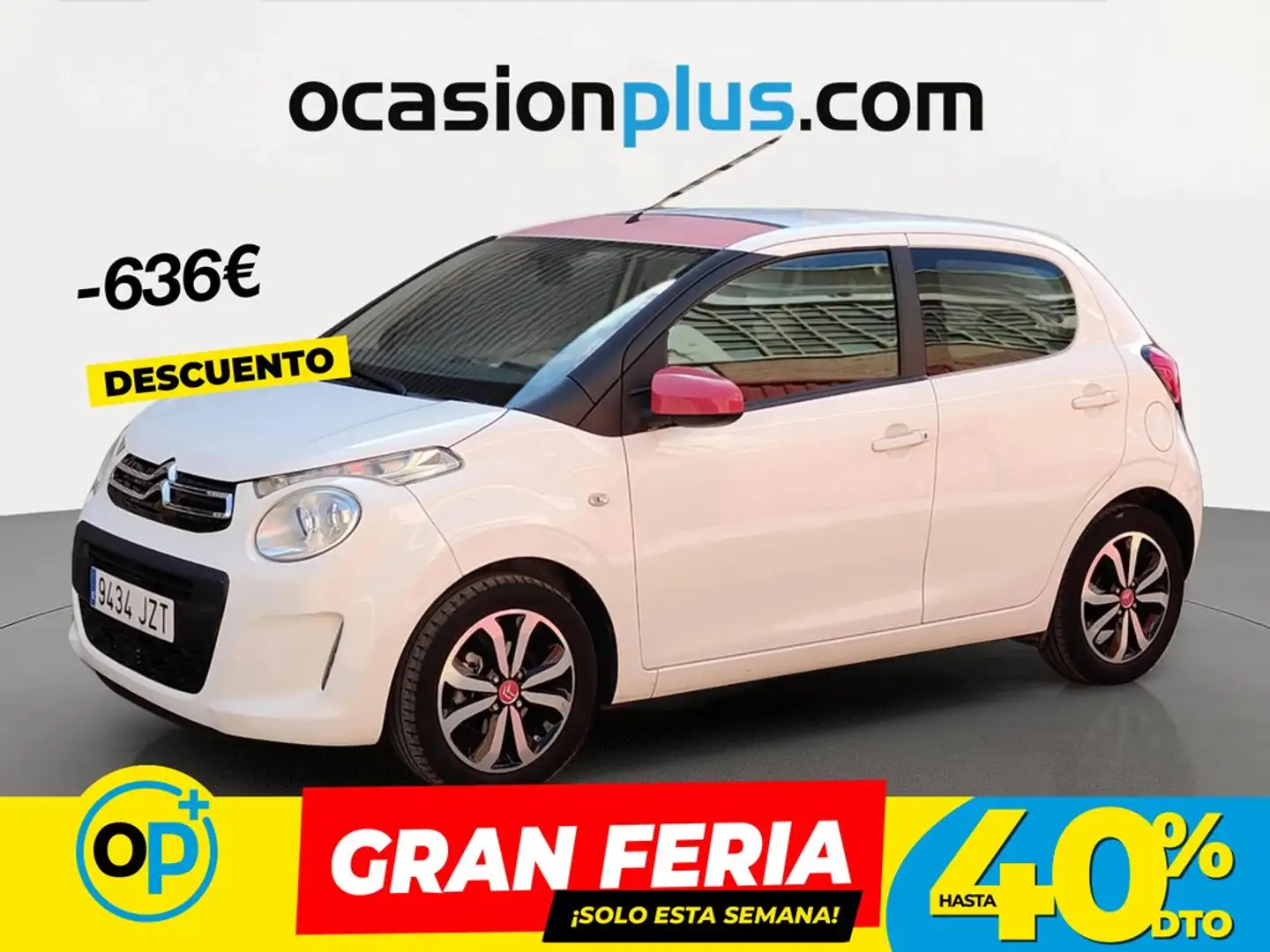 Citroen C1 1.2 PureTech Feel Edition Blanco - 1